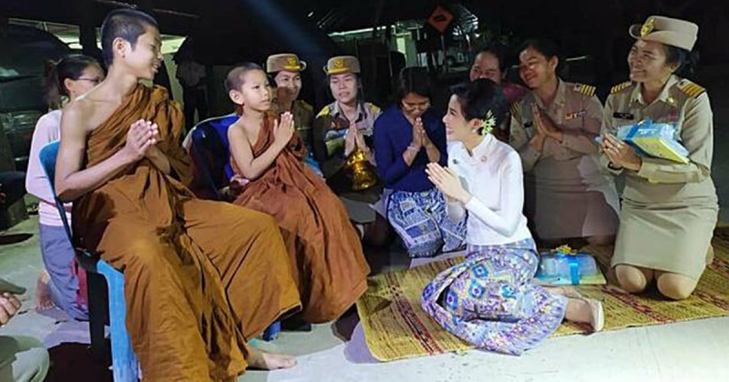 เจ้าคุณพระสินีนาฏ ปวารณาตนเป็นโยมอุปัฏฐาก สามเณรอุทุมพร